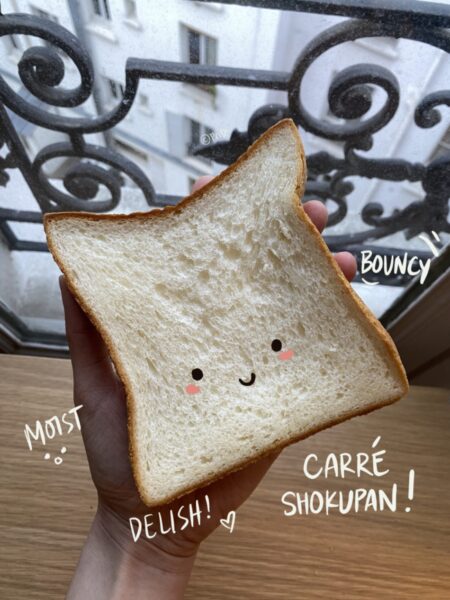 Soft bread from Japan, the shokupan