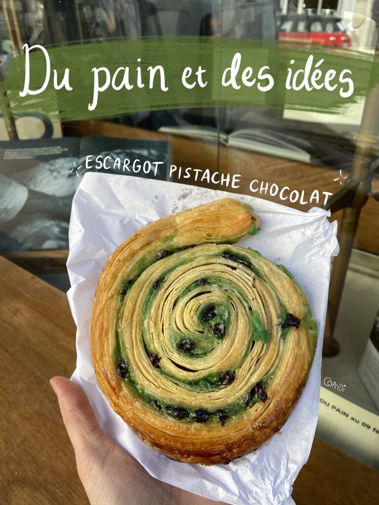 Du pain et des idees pistachio escargot pastry