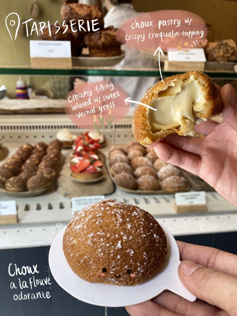 Choux a la crème at Tapisseris Charonne