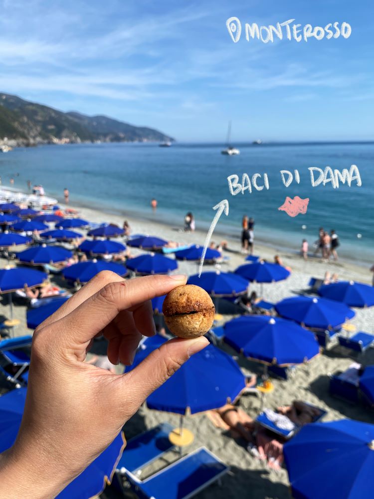 baci di dama, a hazelnut cookie sandwich from italy