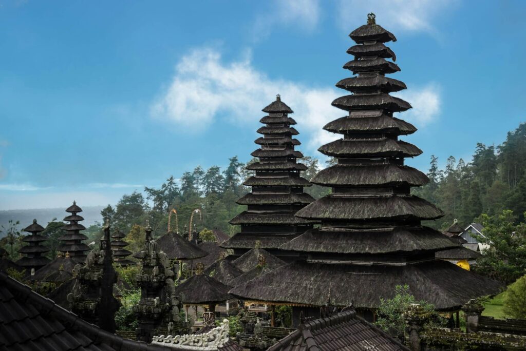 Pura Besakih in Bali architecture