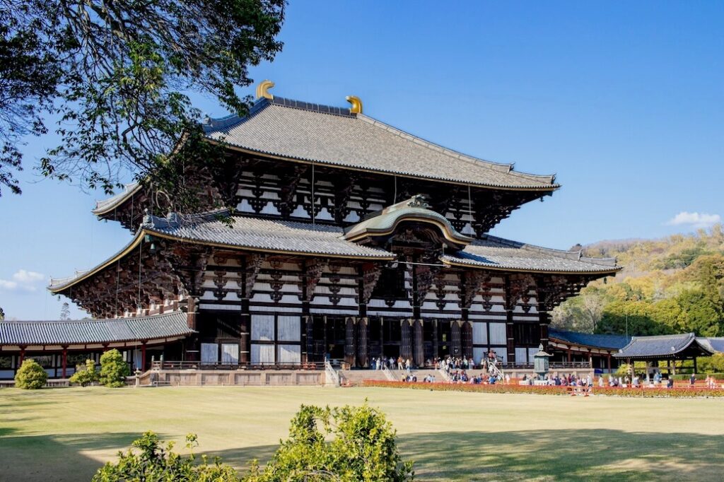 todai-ji temple in nara, japan great buddha hall