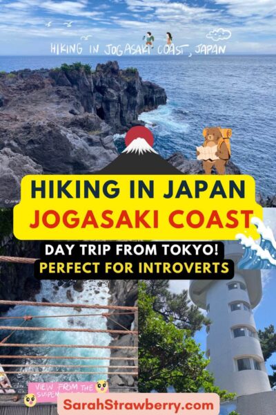 hiking in jogasaki coast, japan, ocean view