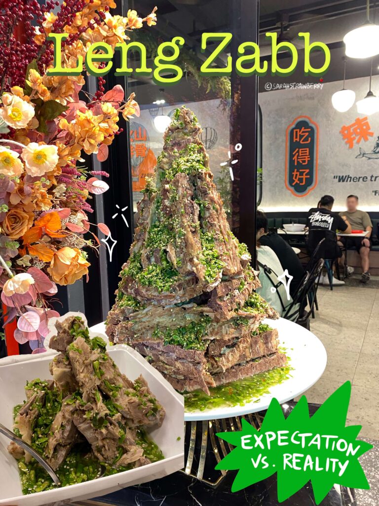 towering pork ribs with green chili at jodds fair thailand