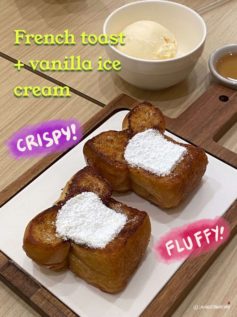 Fluffy french toast at mil toast bangkok