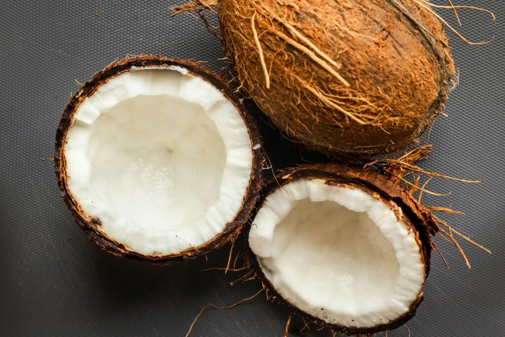 Coconut with coconut meat