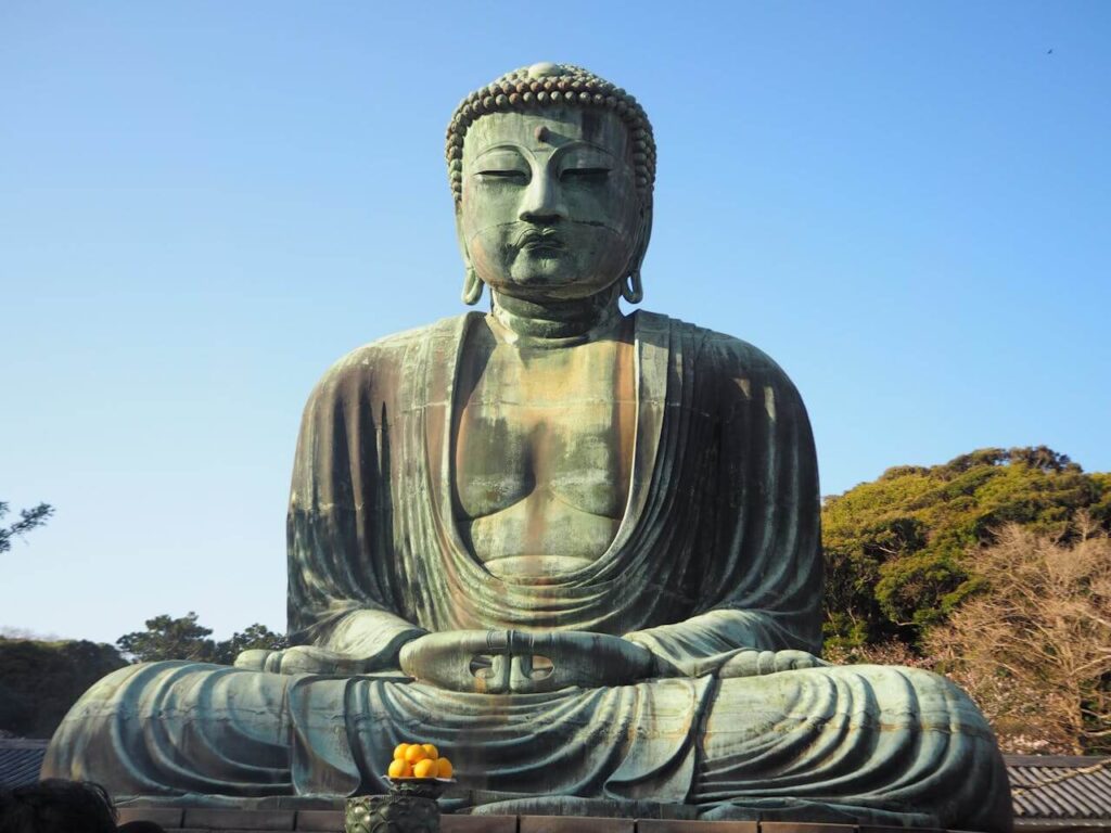 Big Buddha statue at Kamakura