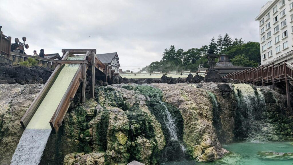 Yubatake at Kusatsu Onsen