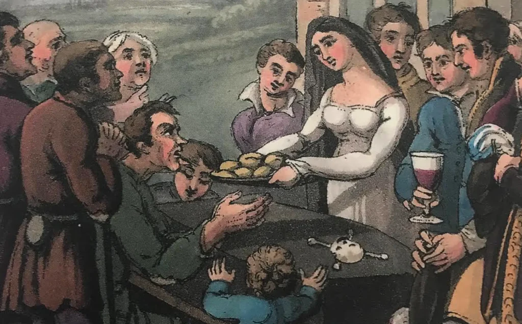 Welsh sin eater illustration