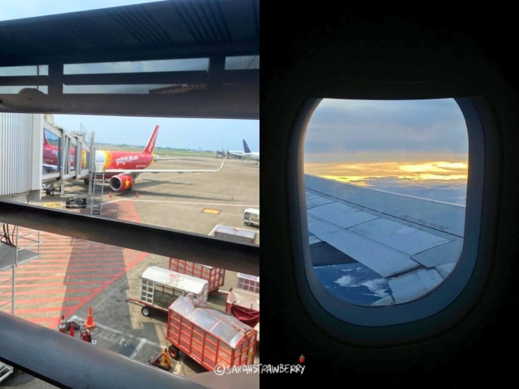 flying to vietnam via vietjet airline